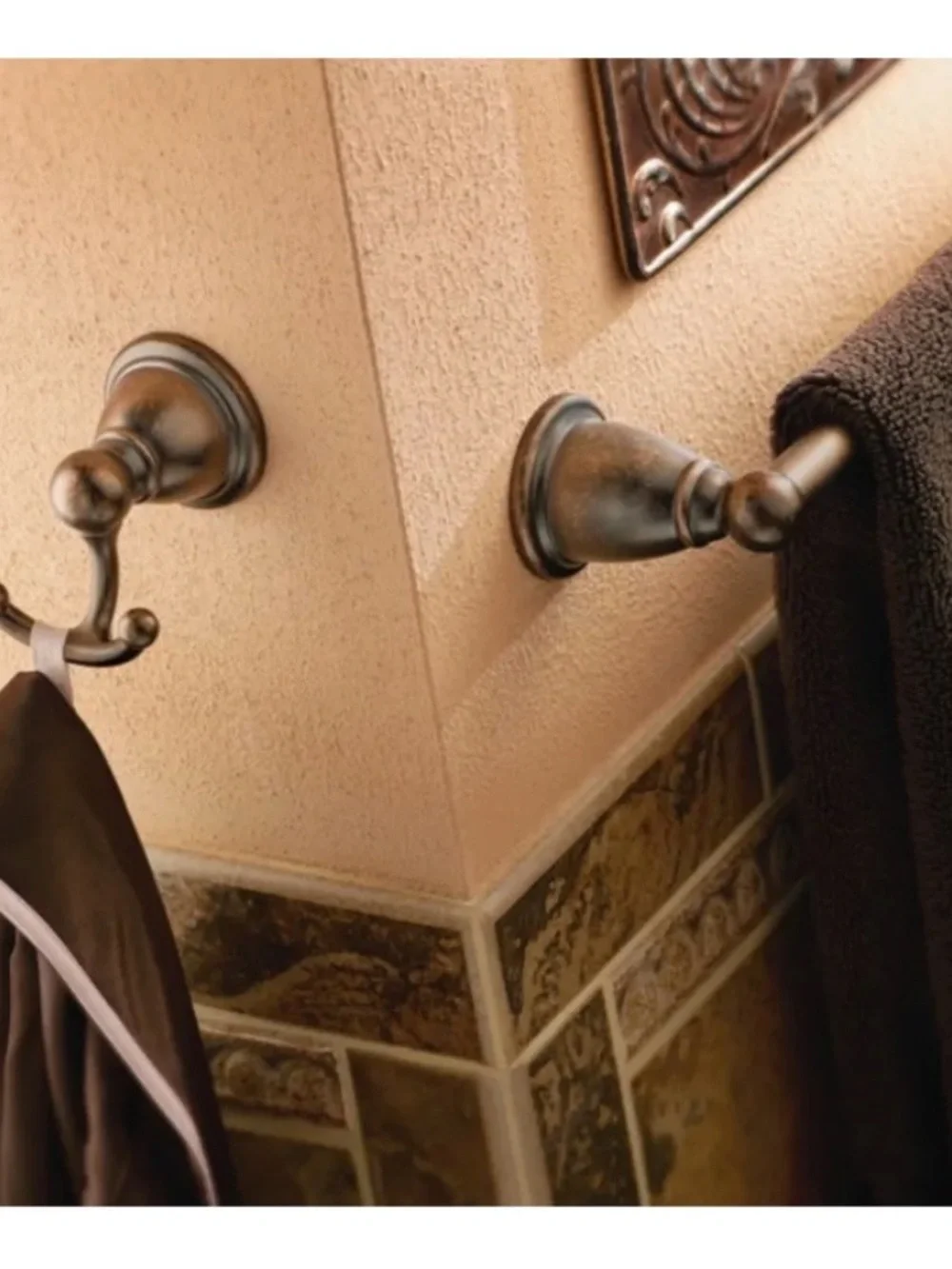 MOEN Brantford 24” Towel Bar, Brushed Nickel, Set of 2 (YB2224BN) New